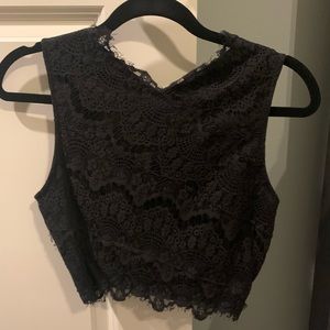 Urban Outfitters Crop top with zipper down back